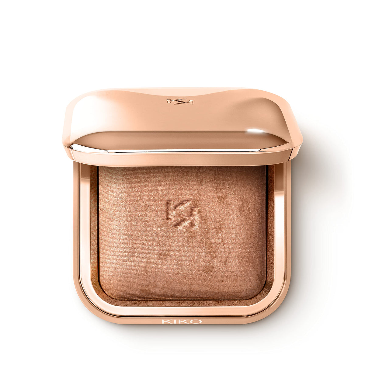 KIKO Milano compact front view showing product and mirror for easy touch-ups