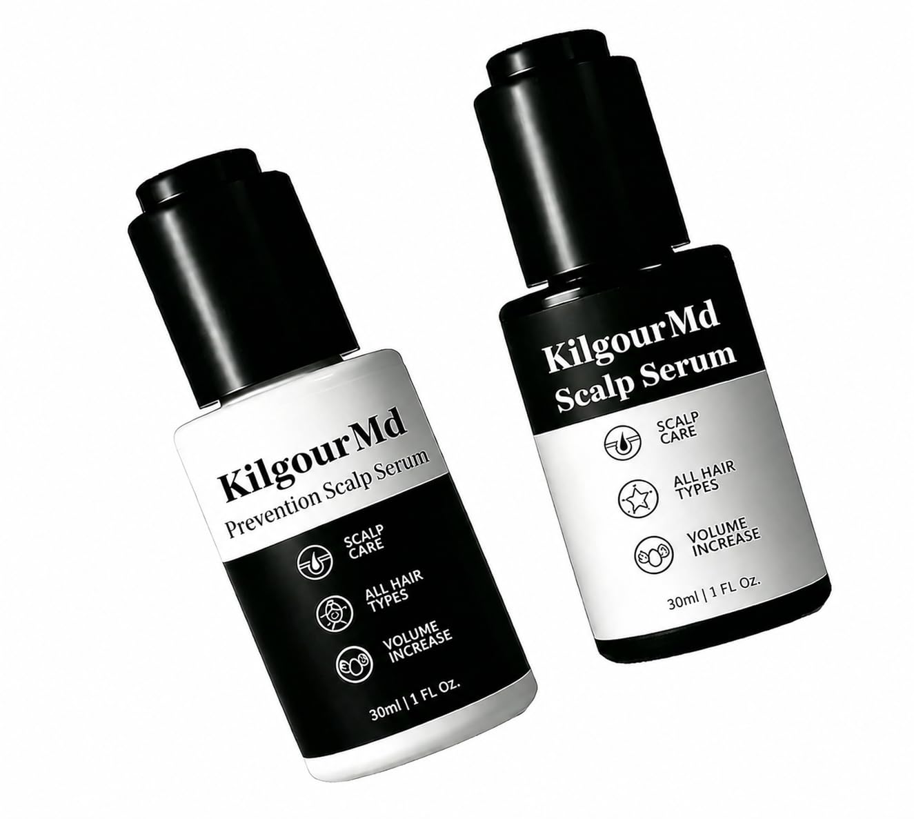 KilgourMD front packaging showing bottle pair and branding, reassures quality