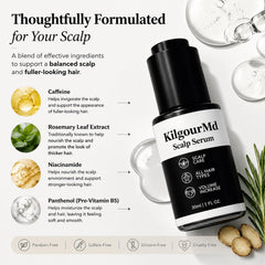 KilgourMD ingredient illustration highlighting botanical extracts and benefits