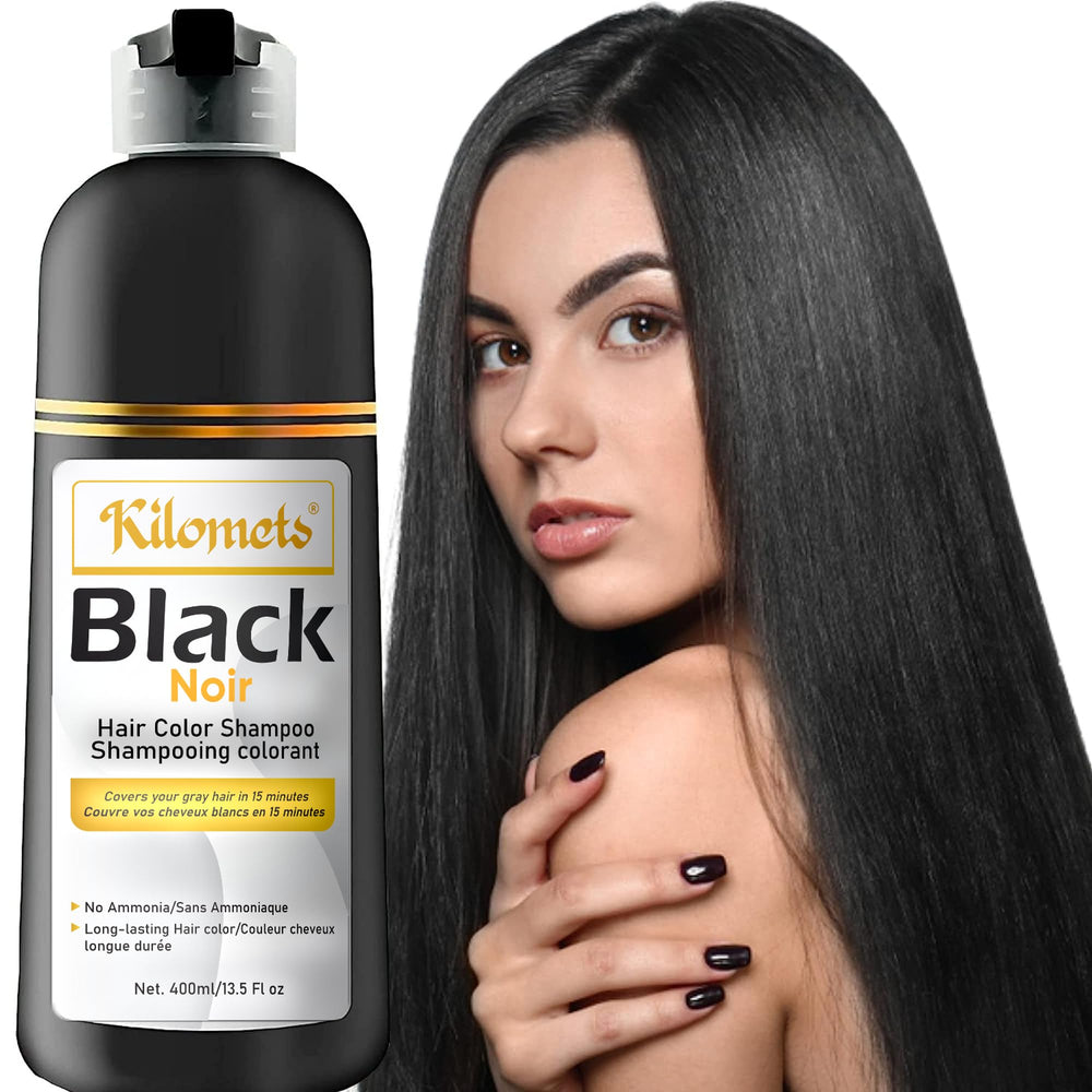 Kilomets brand front bottle view showing product and quick grey coverage benefit