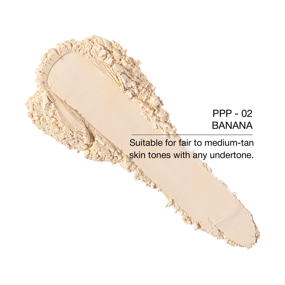 KimChiChic open jar revealing finely milled banana powder texture, smooth finish