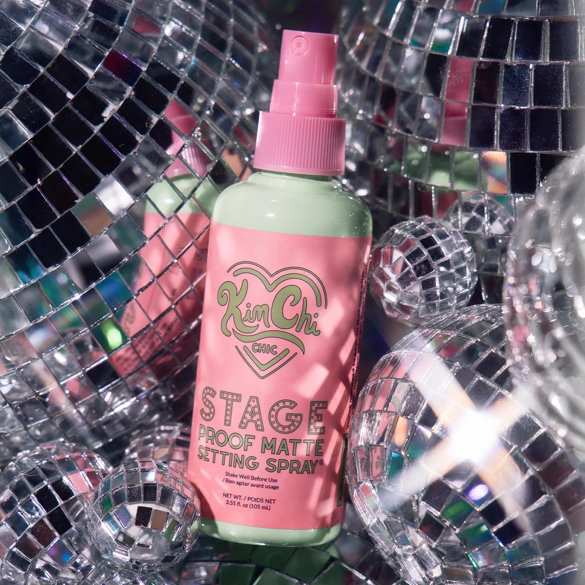 KimChiChic placed in travel bag as a ready-to-go makeup essential