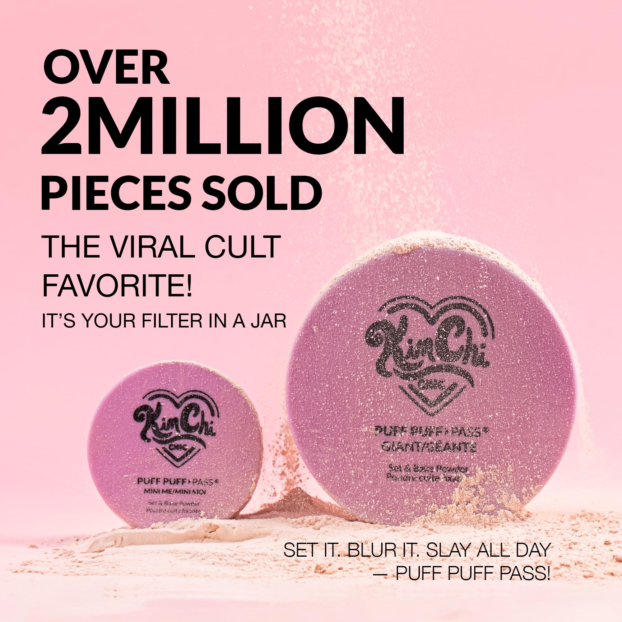 KimChiChic velour puff close-up showing plush texture for seamless application benefit