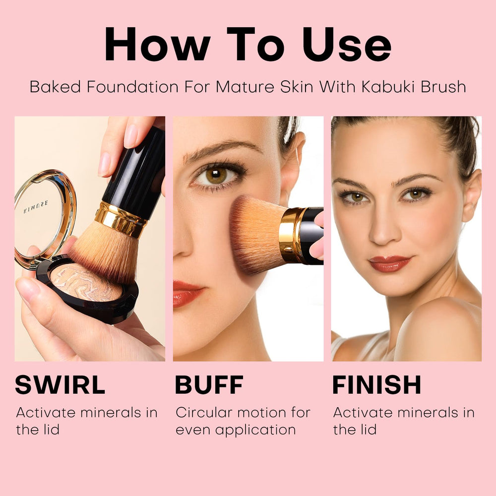 KIMUSE swatch on forearm showing color-correcting pigments for natural warmth benefit