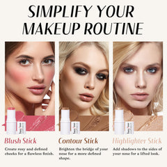 KIMUSE creamy stick texture close-up for easy blending benefit