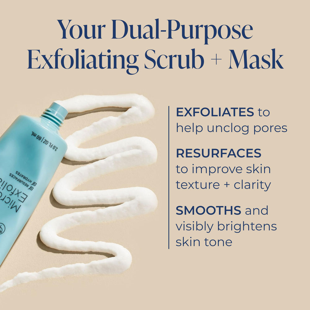 Kind Science close-up of creamy texture and volcanic sand for gentle exfoliation