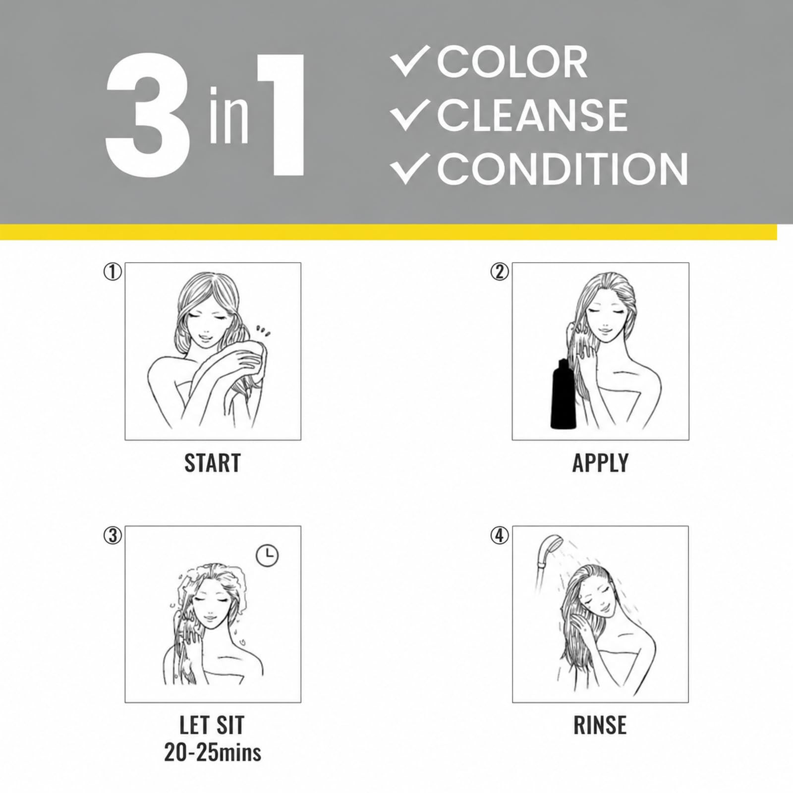 KINGMING disposable gloves and cape included for cleaner application