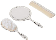 Kingsley close-up of 5-inch mirror reflecting light and showing clear polish
