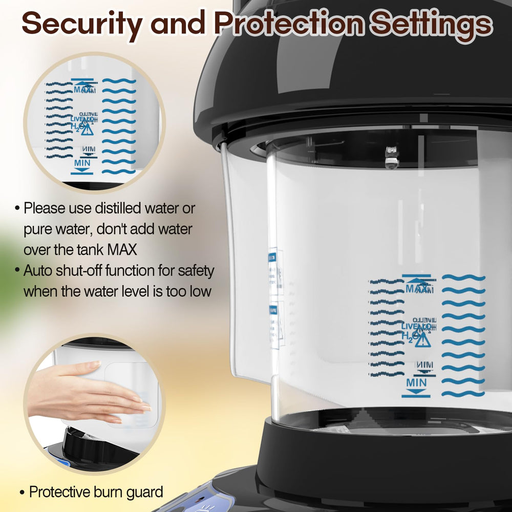 Kingsteam open water reservoir showing easy refill and safety benefits