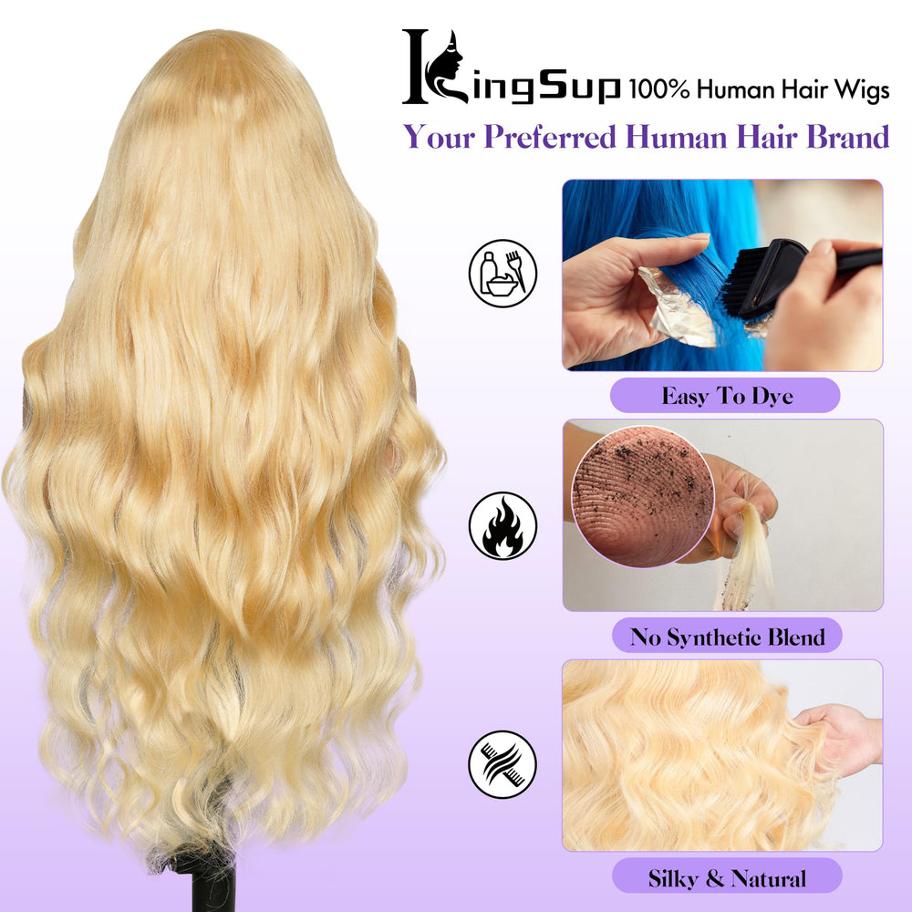 KingSup detailed shot of body wave texture showing shine and bounce