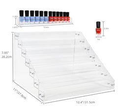 Kingtaily close-up of acrylic shelf edge showing stable holding detail benefit