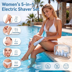 KINGTEE precision trimmer detail for accurate facial and bikini shaping