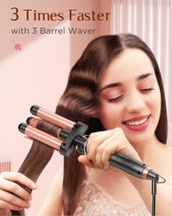 Kinked flat iron closeup with ceramic plates delivering smooth, frizz‑reducing straightening