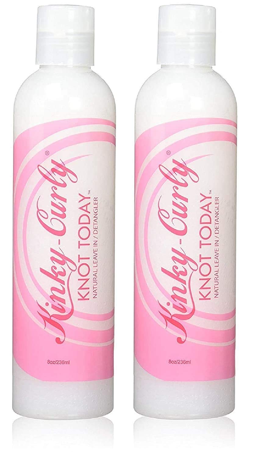 Kinky Curly front packaging showing two 8 oz tubes and product benefits