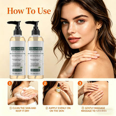KINOWJI oil being dispensed into hand for easy daily application