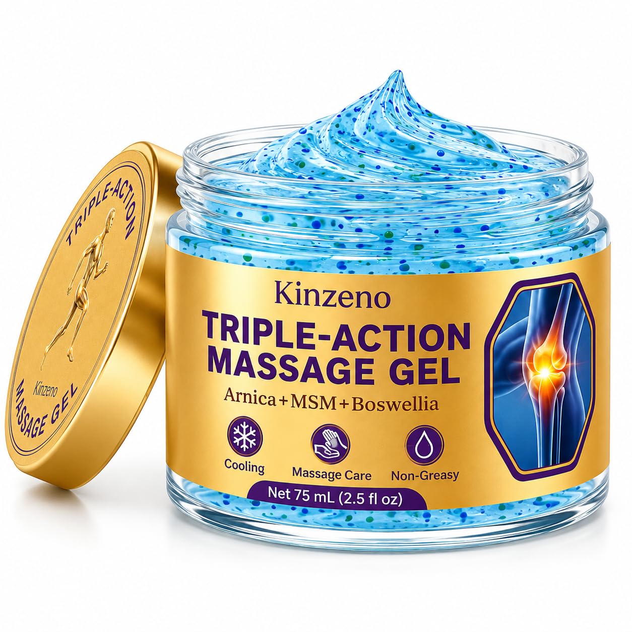 Kinzeno front tube showing product branding and size for easy recognition