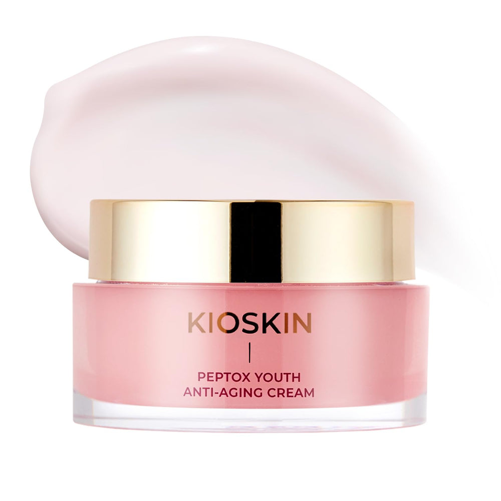 KIOSKIN front jar and box showing packaging and product benefit