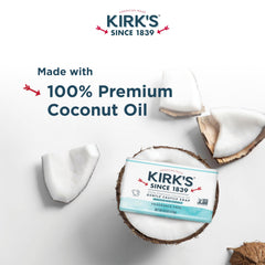 Kirk's ingredient label panel highlighting simple ingredients and transparency benefit