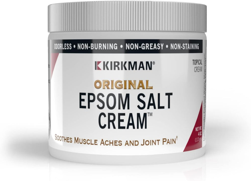 Kirkman front packaging 4 oz showing product and brand benefits