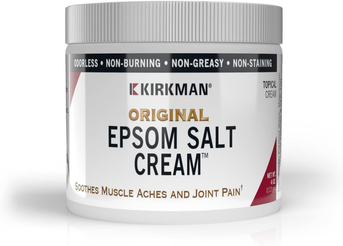 Kirkman front packaging 4 oz showing product and brand benefits