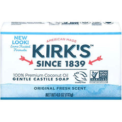 Kirk's front packaging showing product and pack size, clear purchase detail benefit
