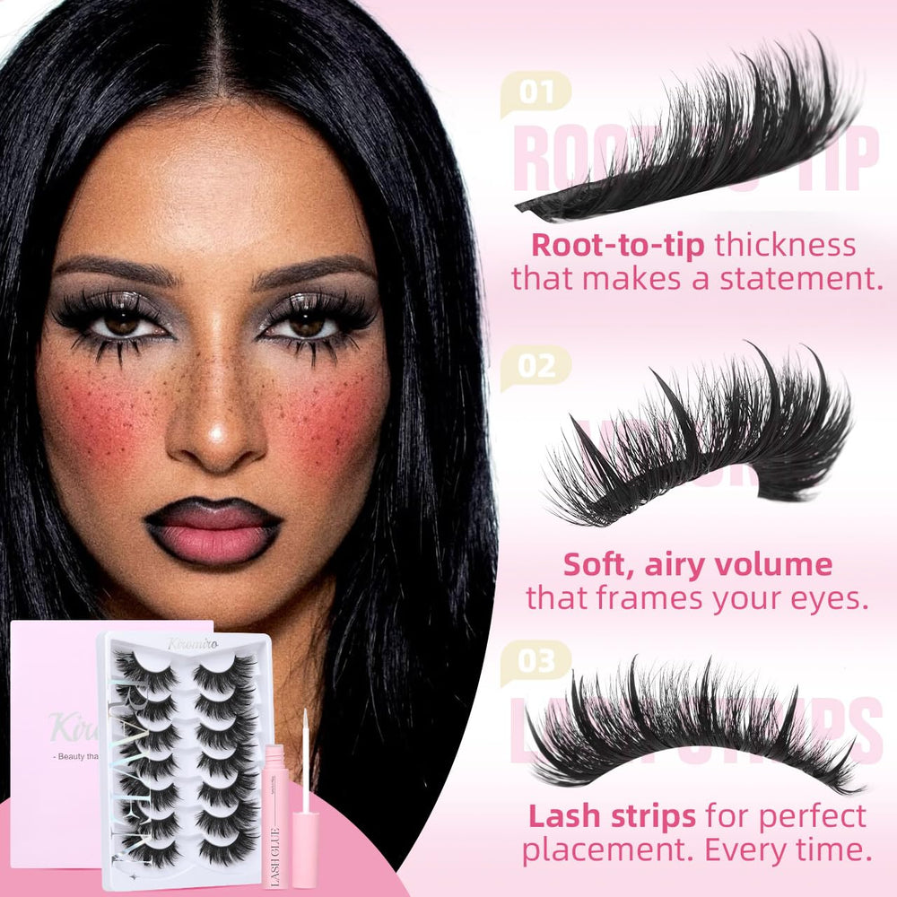 Kiromiro flexible lash band closeup demonstrating comfortable fit