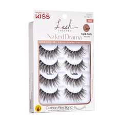 KISS close-up of ruffle lash fibers showing soft texture and natural volume