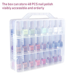 KISSBUTY open top with polishes visible for easy color picking