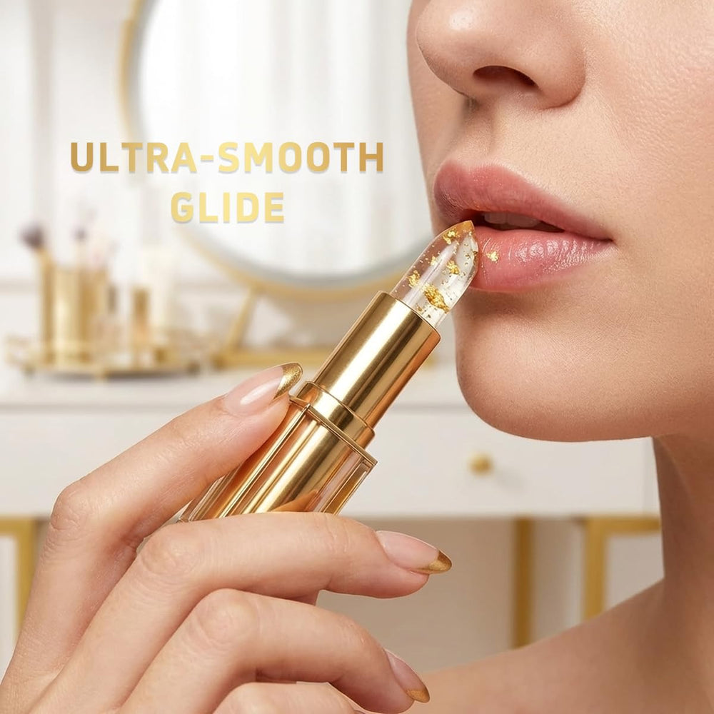 Generic Kivora Coellyo clear gloss tube highlighting transferproof finish and long-lasting shine