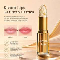 Kivora Lips creamy texture close-up highlighting smooth, glossy finish