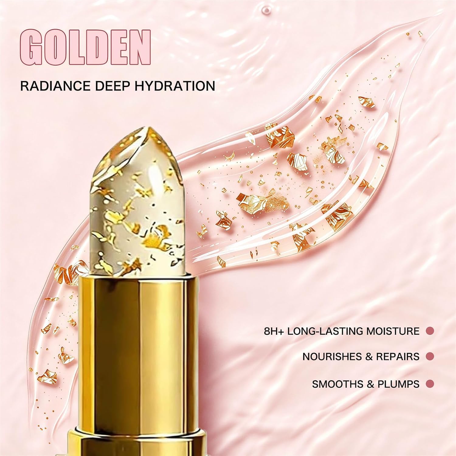 Kivora lipstick ingredients label showing nourishing oils and antioxidants