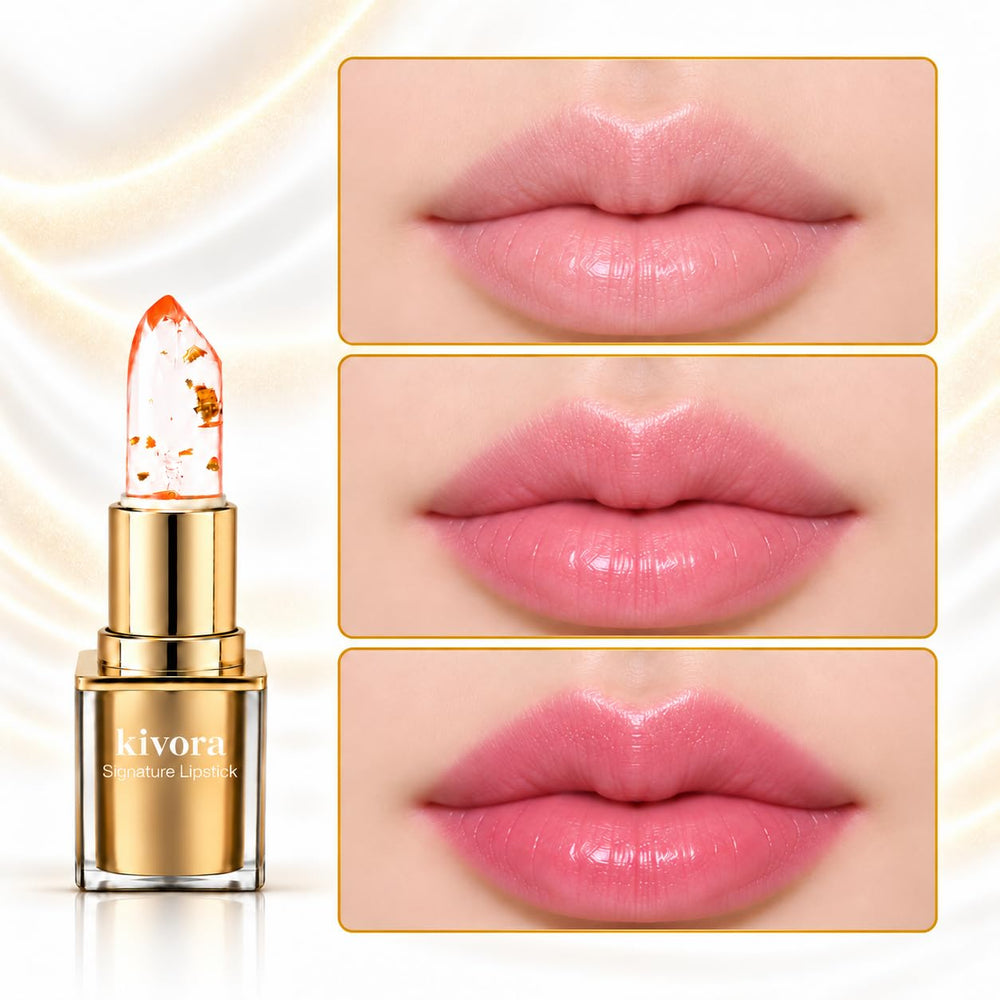 kivora open twist detail revealing clear balm and smooth application benefit