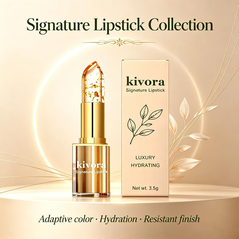 Kivora Lipstick twist-up detail revealing smooth bullet and easy application control