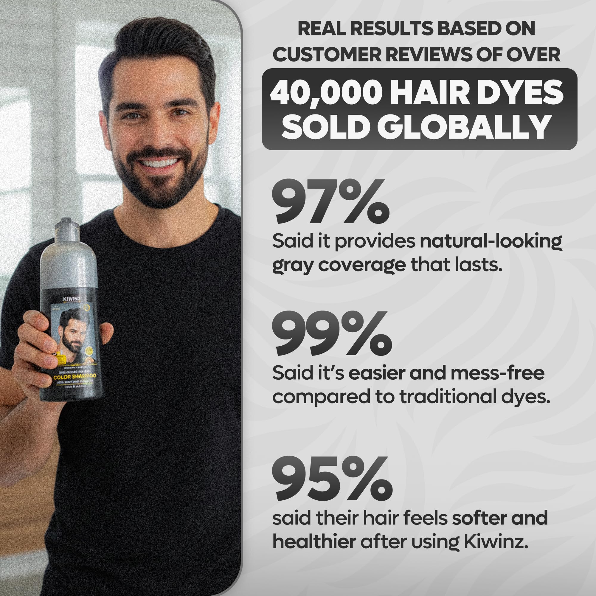Kiwinz Professional application with gloved hand for safe, mess-free use