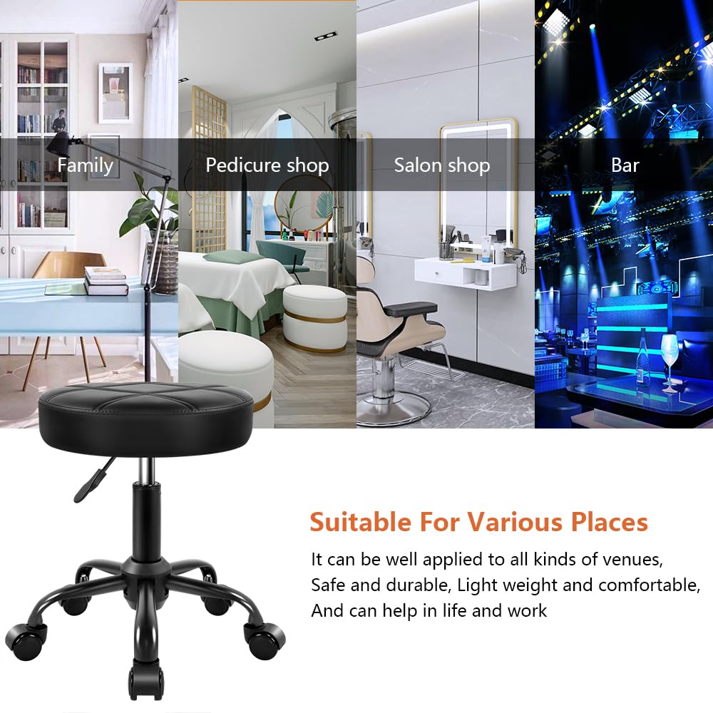 KKTONER stool next to counter to show scale and workspace fit