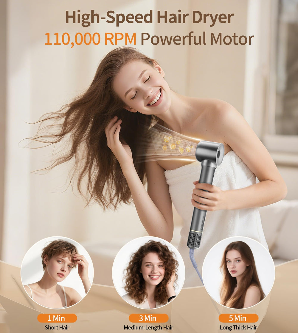 KKZN close-up of auto-wrap curler showing automatic curling action benefit