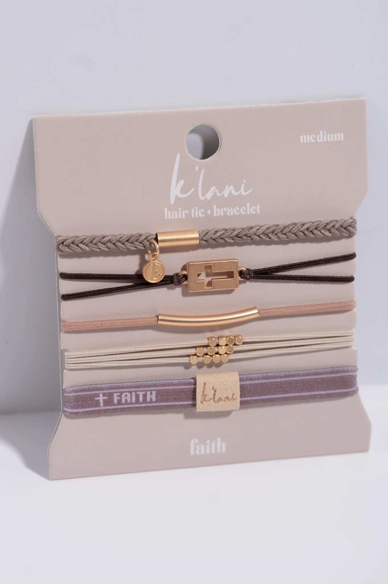 K'lani Faith worn on wrist in casual outfit showing stylish layered look and convenience