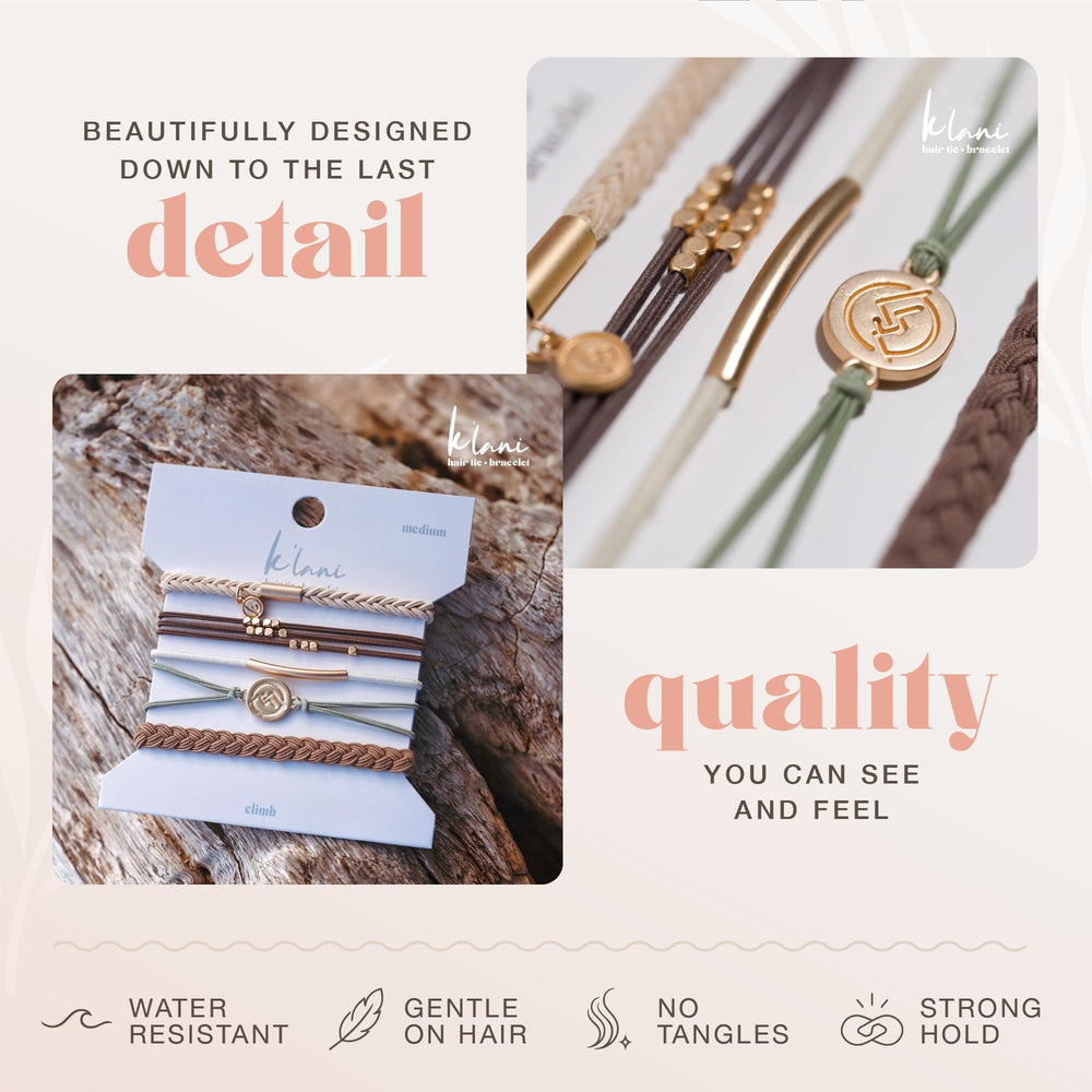 K'lani label and material close-up highlighting quality construction