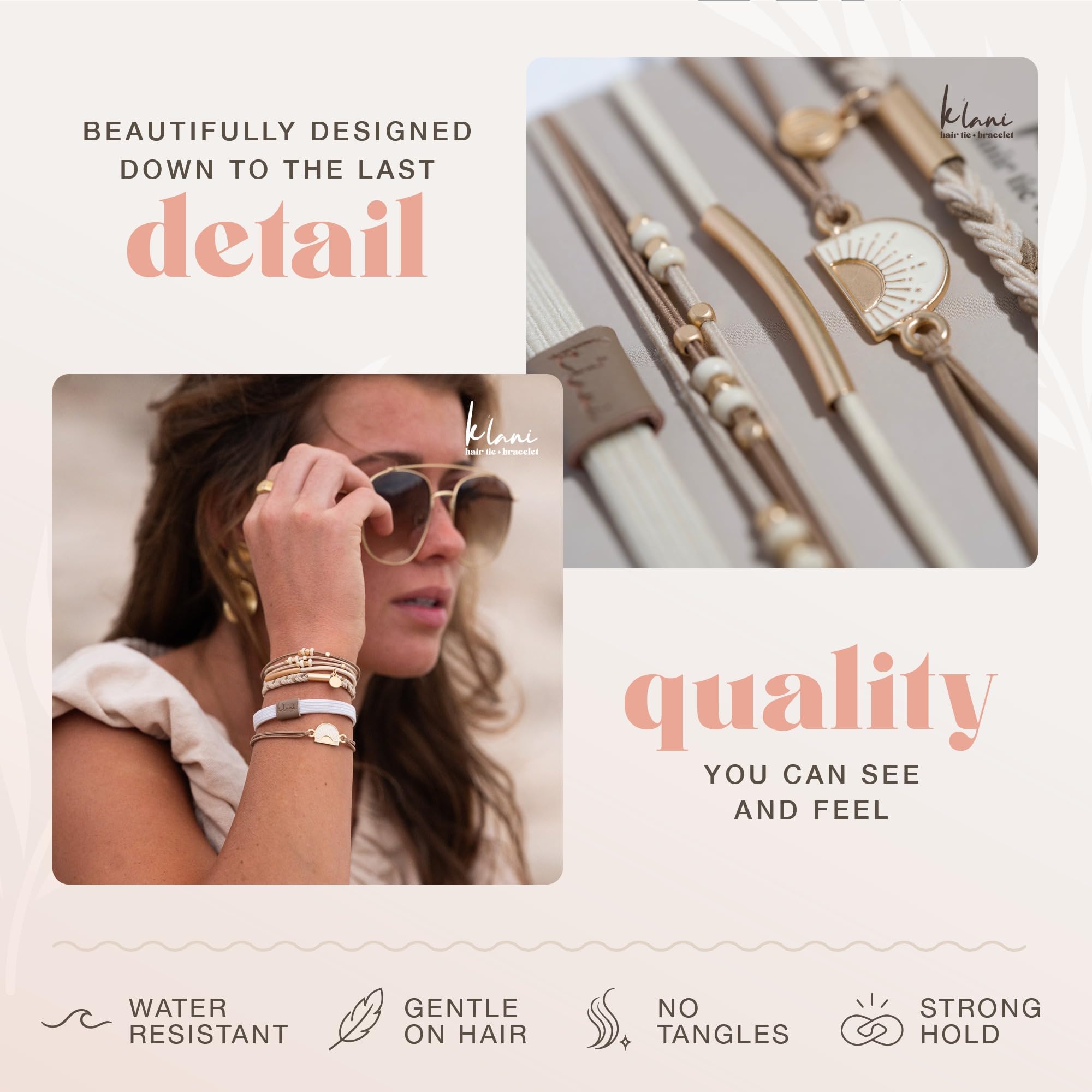 K'lani Rise label and colors displayed highlighting coordinated set for mix-and-match benefit