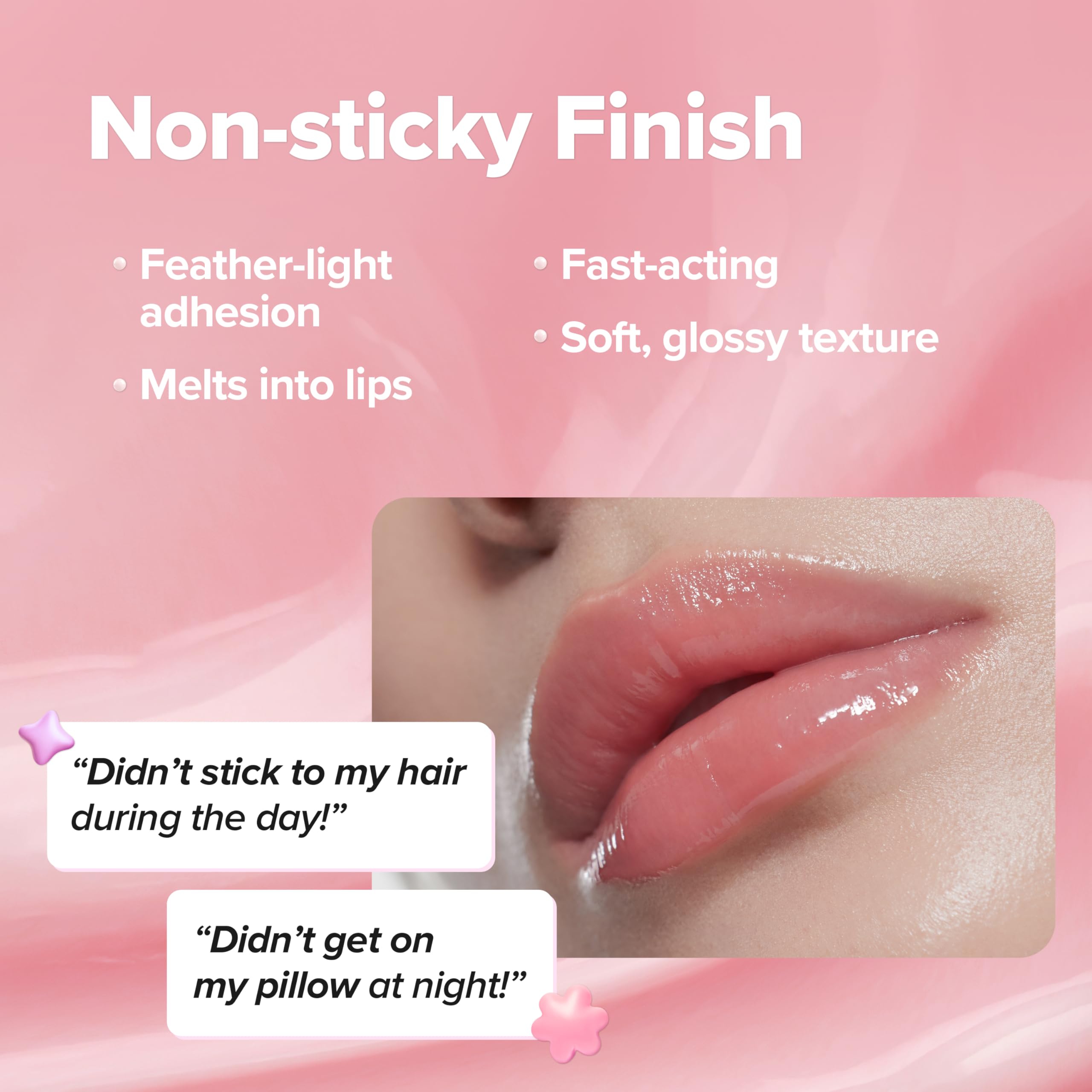 KLAVUU before and after lips comparison showing smoother, softer appearance