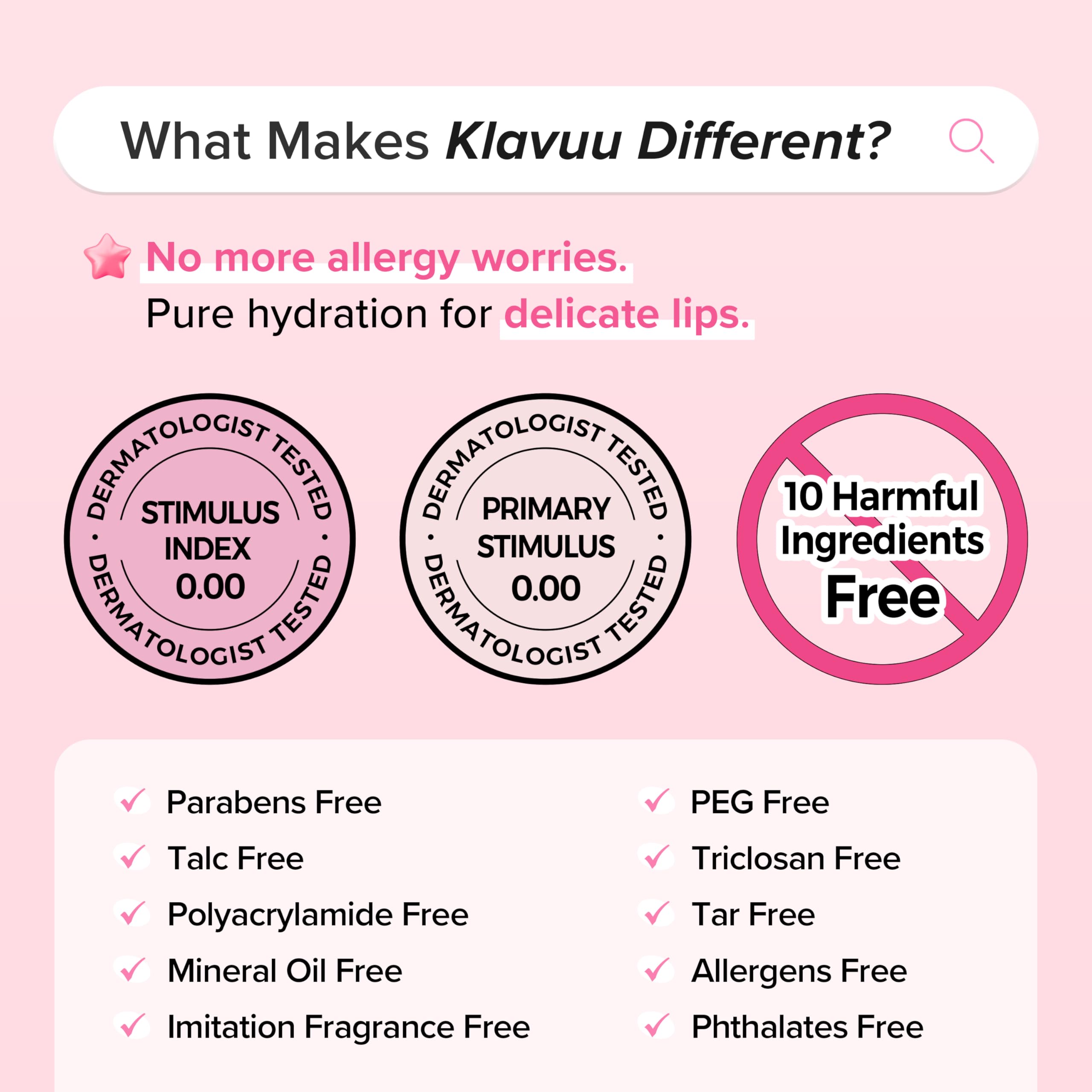 KLAVUU jar in hand demonstrating 0.7oz scale for easy travel and nightly use