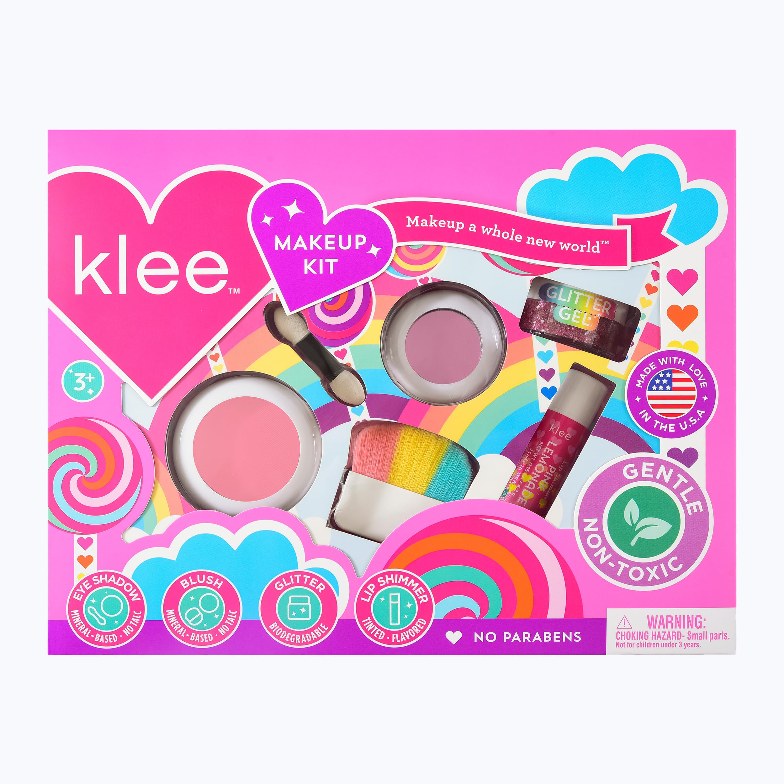 Klee Naturals front packaging showing full Breezy Does It kit and kid-friendly design