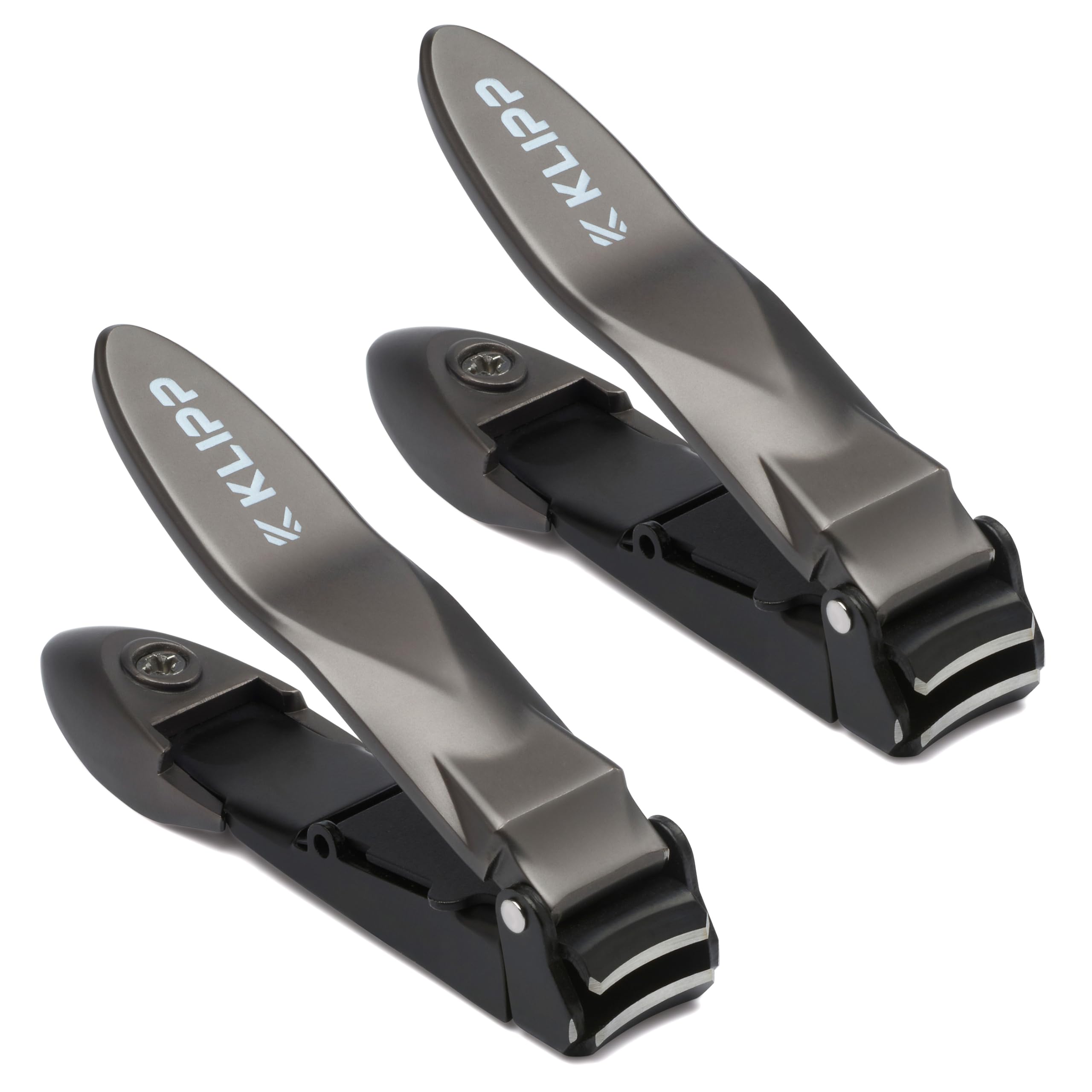 KLIPP front view showing sleek clippers and neat packaging, durable grooming benefit