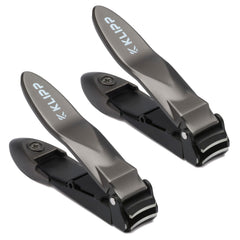 KLIPP front view showing sleek clippers and neat packaging, durable grooming benefit