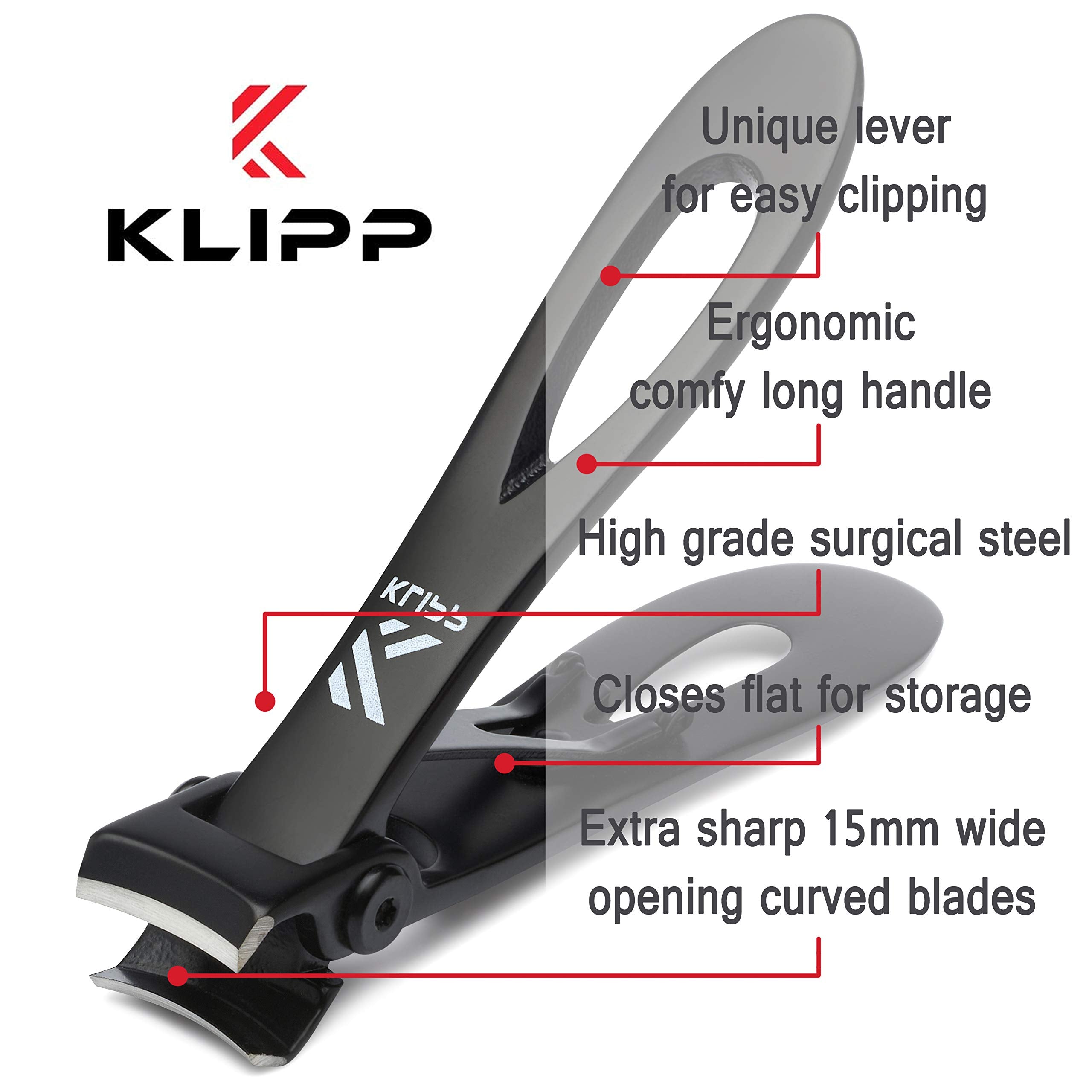 KLIPP next to ruler showing size and scale for informed purchase decisions benefit