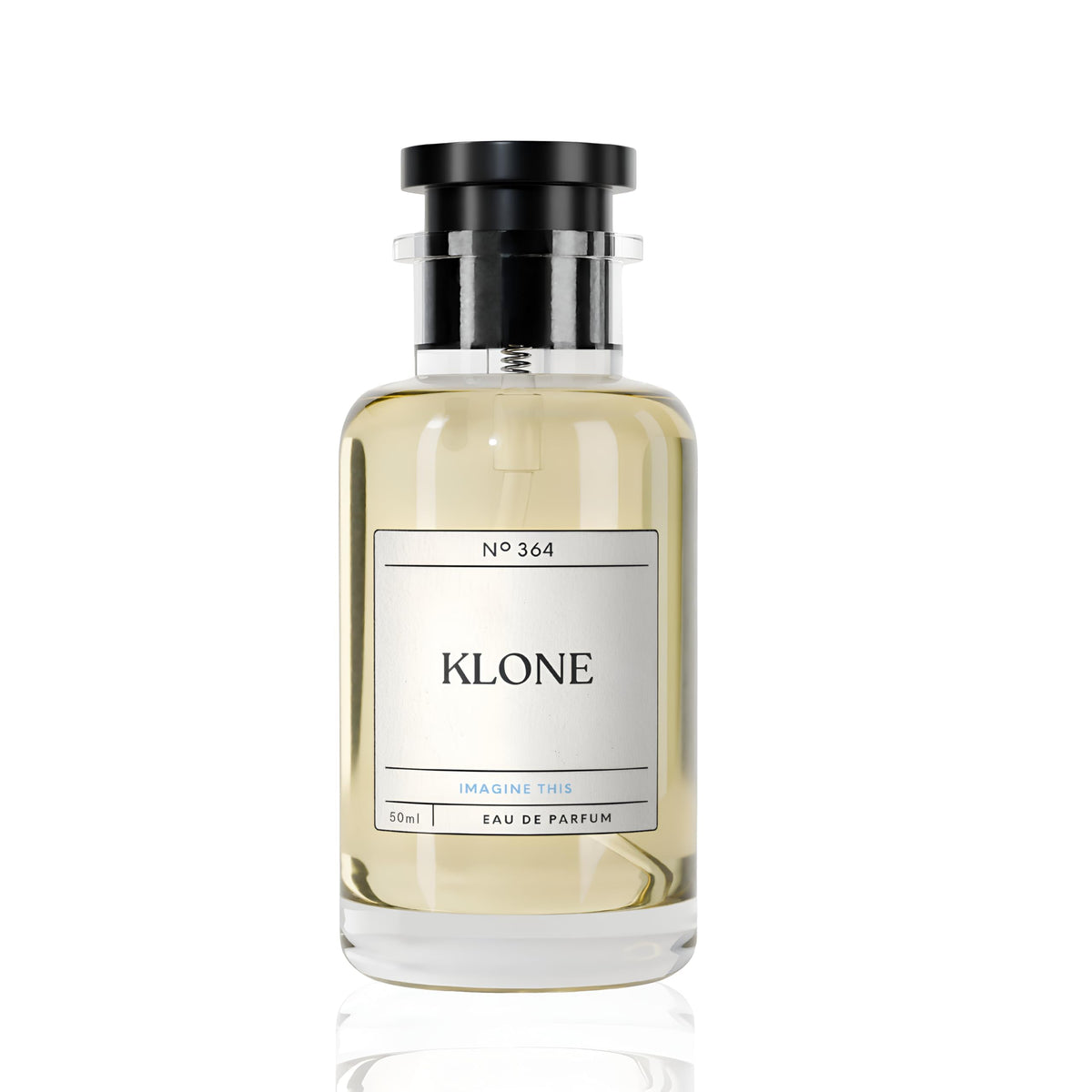 Klone bottle front view showing sleek travel-friendly design and premium look