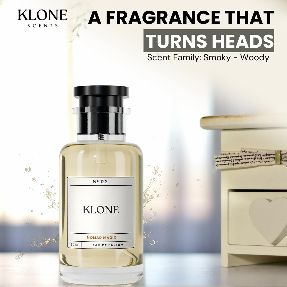 Klone Nomad Magic oud close-up emphasizing warm woody depth and richness