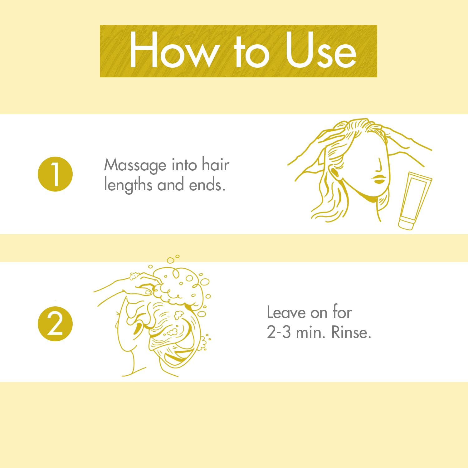 Klorane conditioner applied on blonde hair to detangle and enhance shine