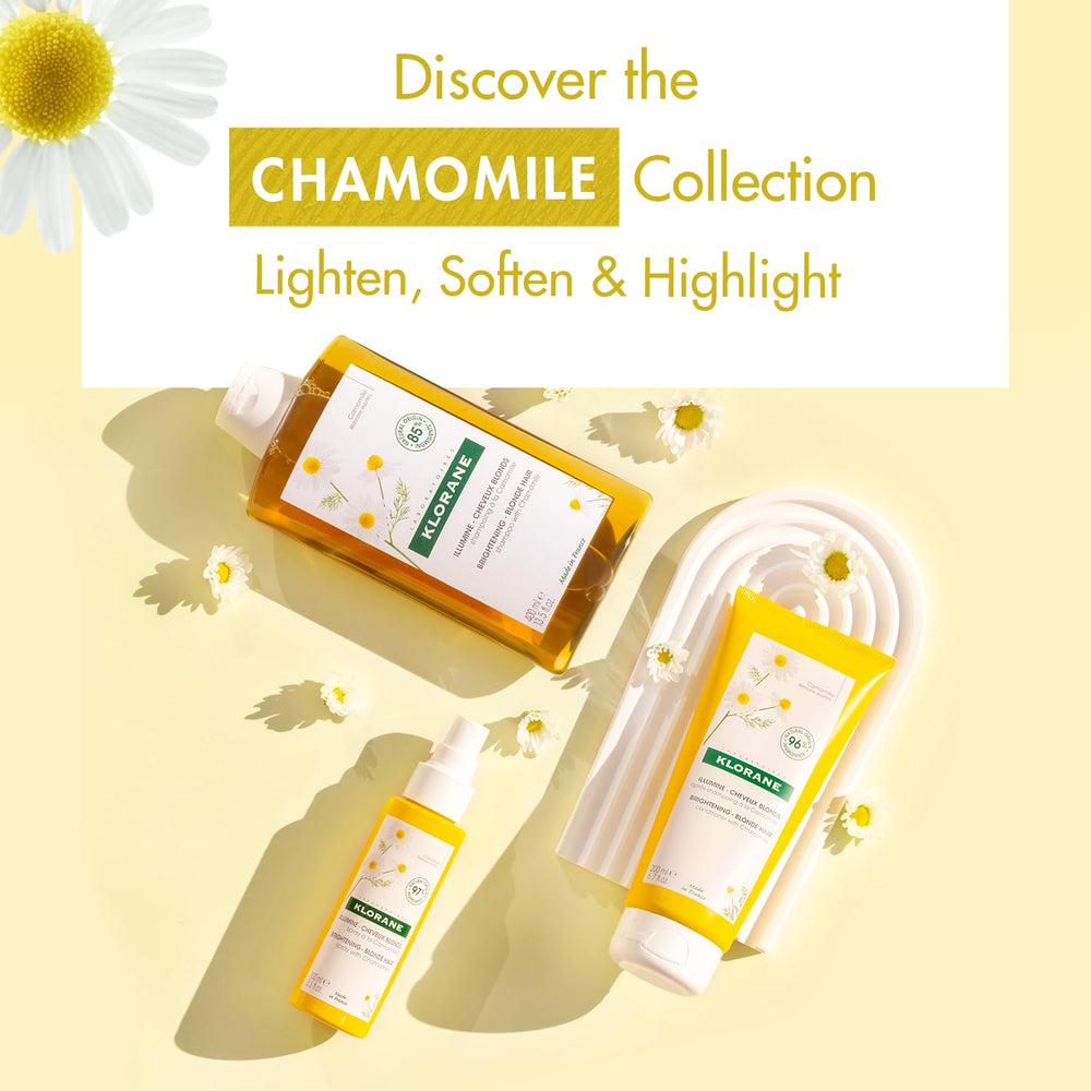 Klorane conditioner held in hand to show size and recyclable packaging