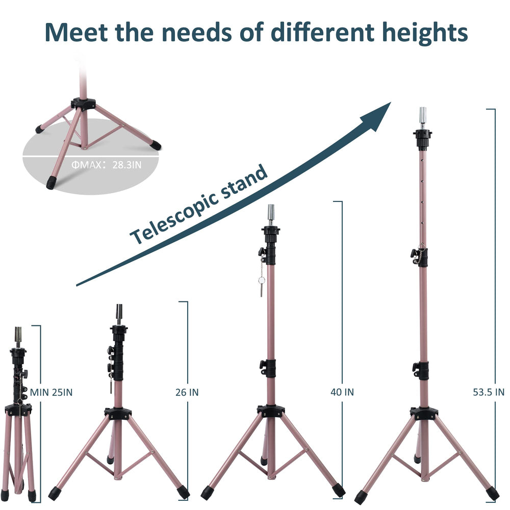 Klvied foldable stand packed into included travel bag for portability